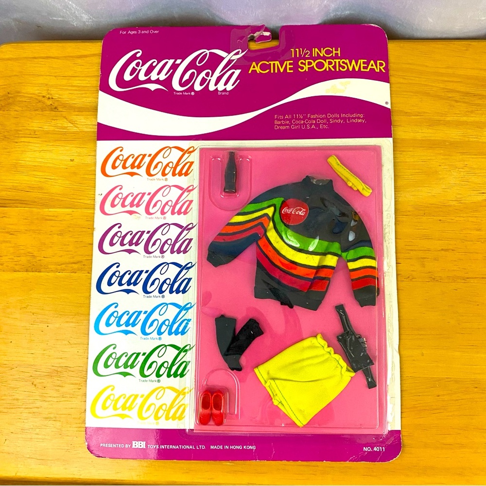 Vintage 1980s BBI Coca-Cola Fashion Doll Clothes